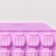 Form for marmalade Dolyan Fruit boom, silicone, 18.5 × 17.5 cm, 42 cells (2.2 × 2.2 cm), pink color