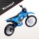 Enduro motorcycle, metal, with interchangeable wheels, 1:18, MIX color