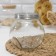 Glass Bank for bulk products "metallic", 700 ml, 8 × 11.5 × 12 cm