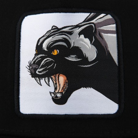 Cap "Panther", black color, rr 56-7