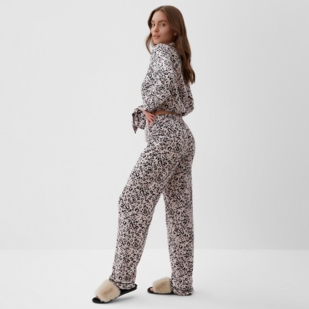 Female pajamas (shirt and trousers) KAFTAN LEO p. 48-50, pink-9