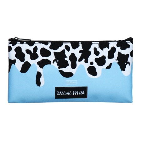 Penal soft, 1 department, 110 x 205 mm, flat, Hatber "Mimimilk Animals" Blue NPK_63172-1
