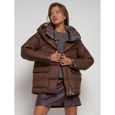 Winter jacket, size 46, brown color-17
