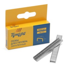 Tundra furniture staples, hardened, type 53, 6 mm, 1000 pcs
