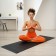 Sangh yoga rug, 173 × 61 × 0.5 cm, black color