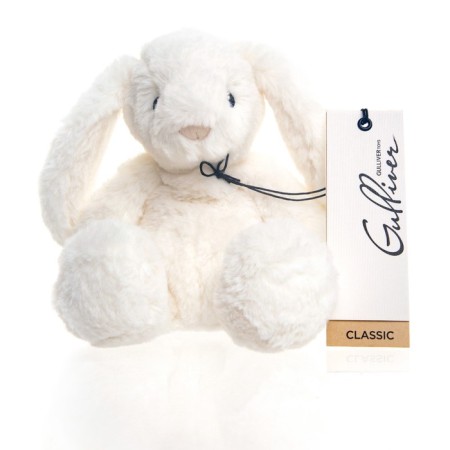 Soft Gulliver toy "Bunny Vyslowry", white color, 24 cm-8