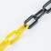 The chain is protective, black and yellow, the link is 6mm, 30m