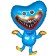 A foil ball 24 ’’ figure “Tooth, Zubabass”, blue, 1 pc.