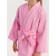 Waffle children's robe "kimono", size 40, pink color