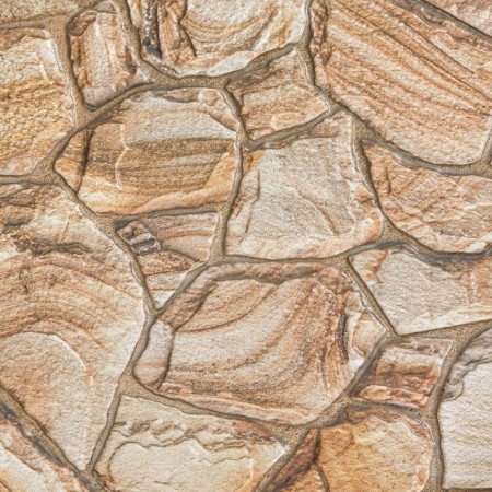 PVC panel Stones, brown sandstone, 980x480mm.-1