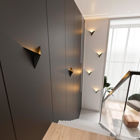 Interior backlight Elektrostandard, Parate Led 3 W, 245x230x76 mm, IP20, black color-3