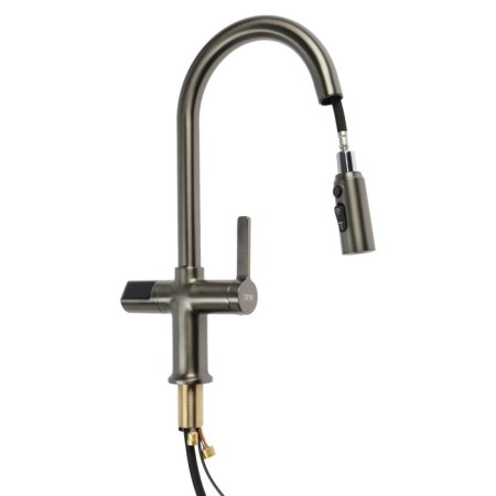 Zein Z3783 kitchen mixer, temperature screen, exhaust spout, height 23 cm, 2 modes-4