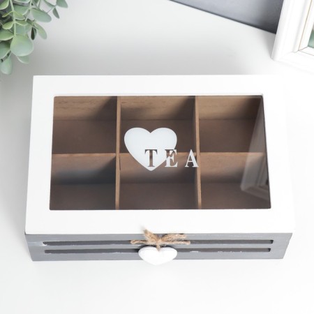 Casket tree with divisions "Tea love" 16x24x7.5 cm-2