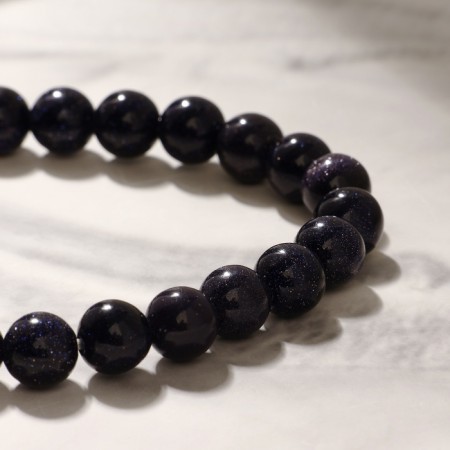 Bracelet Shar No. 8 “Aventurine Blue”, 5.5 cm-1