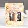 Candle in the cake jubilee "line" (set 2 in 1), number 15 /51, silver metallic, 6.5 cm