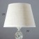 Table lamp 16715/1BG E27 40W chromium/beige 22x22x36 cm Risalux