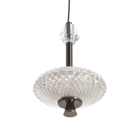 Lamp "Aladard" LED 10W 3000-6000K black chrome 13.5x13.5x21.5-121 cm-1