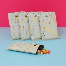 A set of gift packages, metallized, 