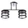 Chandelier 1998/2 E27 60W chrome 35x12x25 cm Bayerlux