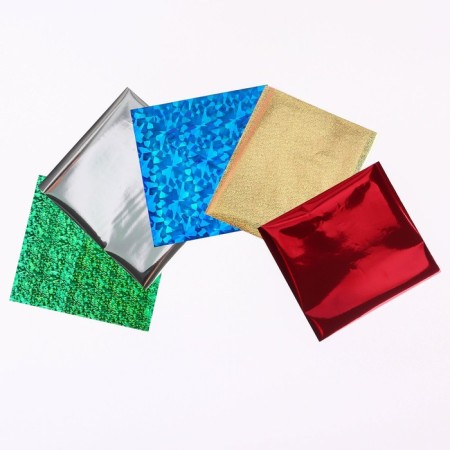 Application by foil "New Year" 23x15 cm, blue tractor-2