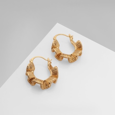 Earrings Metal "Bohemia" flash, color gold