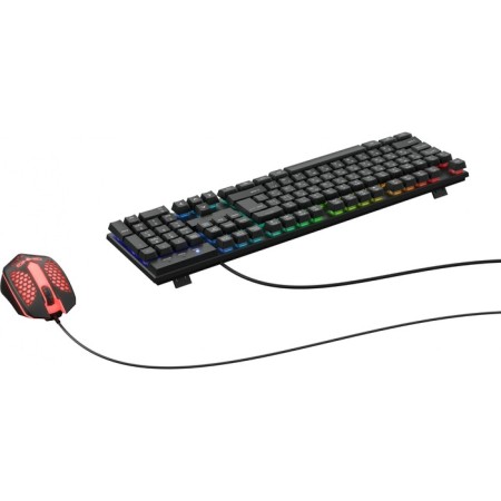 Keyboard + Mouse Rickle 400GMK Claw: Black Mouse: Black USB LED (1546779)-2