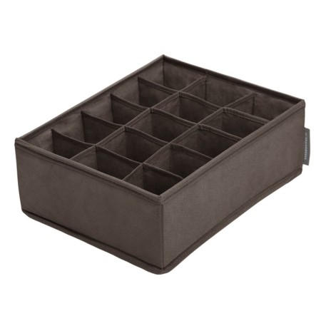 Organizer for linen, 15 cells, brown color-1