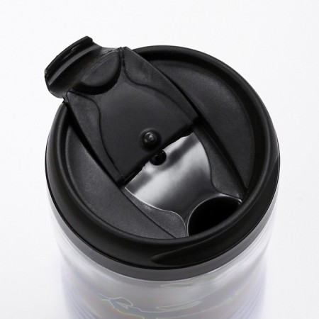 The thermostat with the insert "Real Man" is 400 ml, retains the heat of 2 hours-4