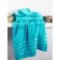 A set of terry towels Turquoise, size 30x50 cm, 50x90 cm, 70x140 cm, turquoise