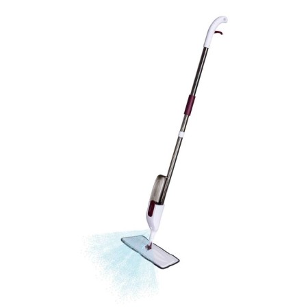 Pioneer MS014 mop for washing the floor, with a spray, 400 ml, 120 cm, white-Brusnicular color-1
