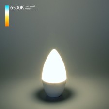 Candle LED lamp C37 Elektrostandard, 37x37x98 mm, 6W, E14, 520LM, 6500K