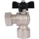 Ball barbar stout SVB-1010-000020, 3/4 "x3/4", inside thread/fabric nut, corner, butterfly