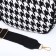 Bag Women's Cross-Bodi with a zipper, black/white color