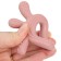 Silicone teething "Octopus", pink color, Mum & Baby