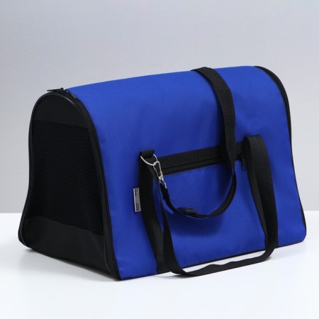 Bag - Animal carrying, size m, 43 x 27 x 30 cm, blue