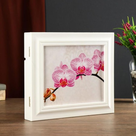 Key of "Orchid" white 26.5x31.5x4.5 cm-1
