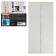 Antimoscate grid for doors, 90 × 210 cm, on magnets, beige color