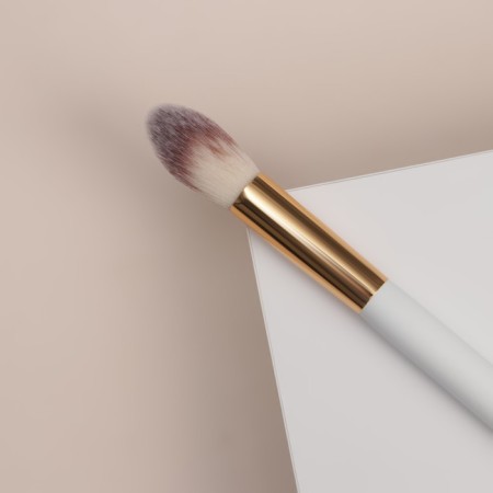 Make-up brush "White", 18 (+/- 1) cm, white color-3