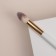 Make-up brush "White", 18 (+/- 1) cm, white color
