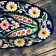 The herdgehog of Rishtan ceramics "Flowers", 24 cm, blue, mix