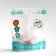 Orthodontic dummy nipple, silicone, from 6 months, with a cap, mix for a girl