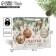 Laminated vertical “Happiness in the New Year”, ML 23 x 27 x 11.5 cm, New Year