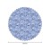 The tablecloth “Winter evening”, round, Saten, d = 150 cm