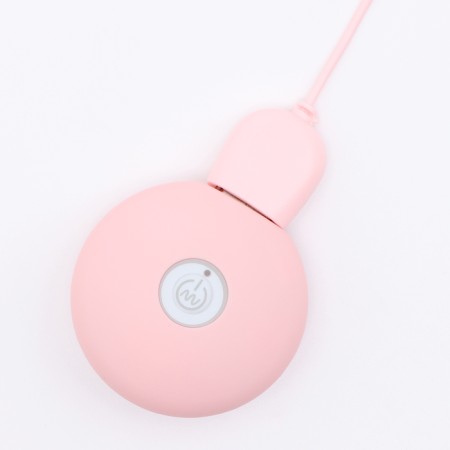 Vibroyaite with a vacuum-wave clitoris stimulant, Power Bank, Soft silicone, pink-5