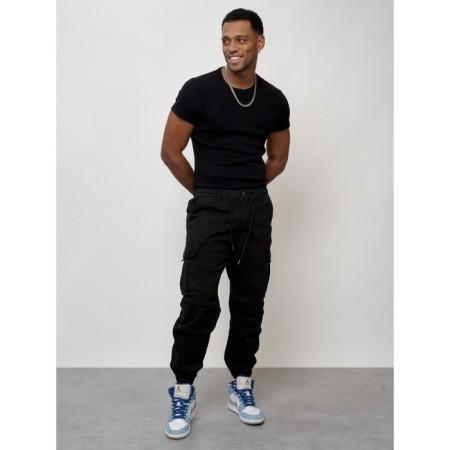 Cargo jeans, size 44-46, black color-10