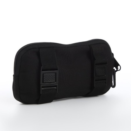 Young backpack from a lightning textile, 3 pockets, a bag, a suitcase holder, black/green color-9