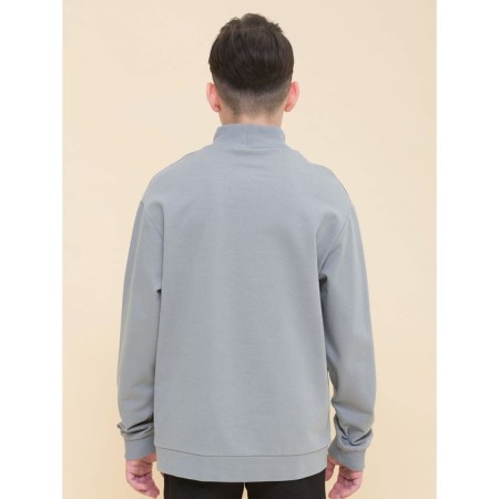 Sweatshirt for boys, height 140 cm, gray color-3