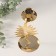 Summary Metal for 1 candle "Fern sheet" D-2 cm 9x9x21 cm