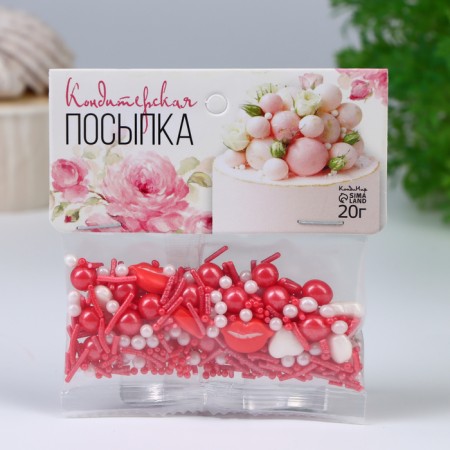 Confectionery Sprinking "First Kiss", 20 g-1