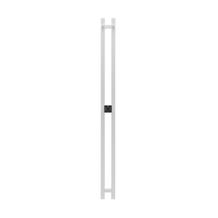 Terminus duo electric heated towel rail "Prof", 1600x114 mm, white matte-1